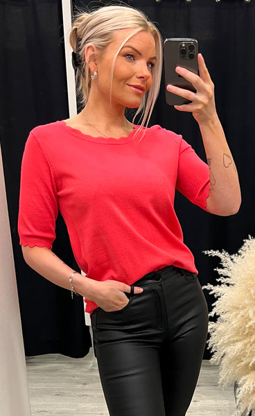 Blume pullover 12 - geranium