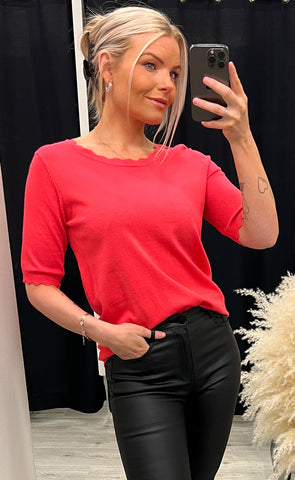 Blume pullover 12 - geranium