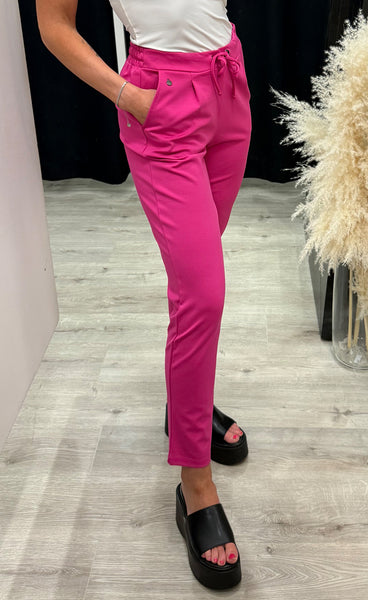 FRANSA stretch pants - very berry