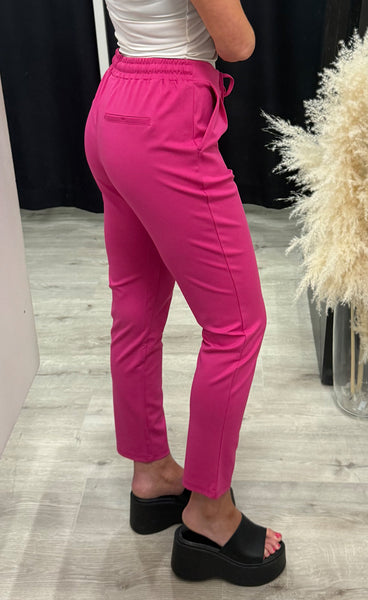 FRANSA stretch pants - very berry