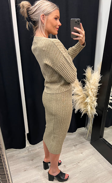 Elleva skirt - capers melange