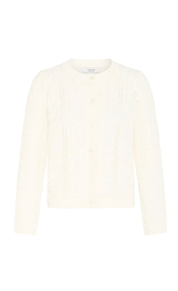 Vivian cardigan 1 - whisper white
