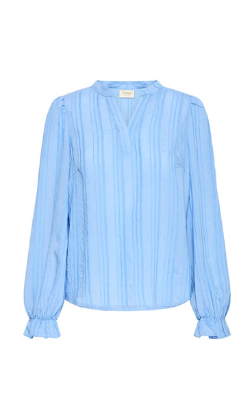 Valma blouse 1 - della robbia blue