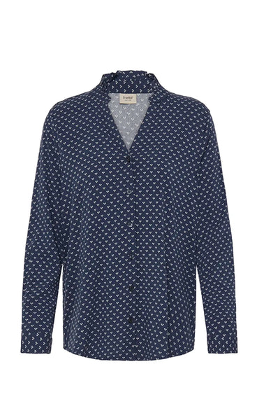 Justine shirt 1 - graphic heart navy