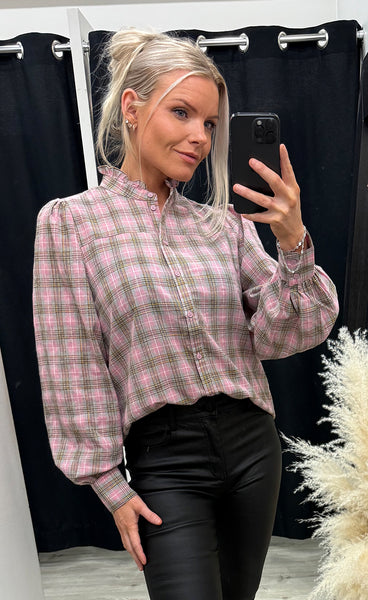 Aurora shirt - silver pink