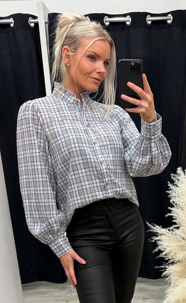 Aurora shirt - della robbia blue