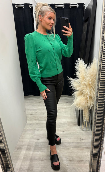 Manina structure cardigan - leprechaun