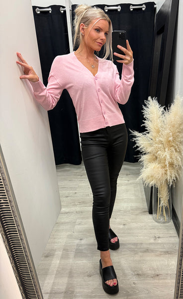 Morla cardigan 2 - parfait pink