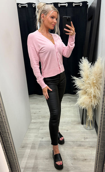 Morla cardigan 2 - parfait pink