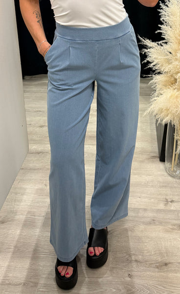 Kate denim long pants - light blue