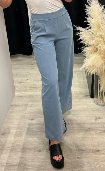 Kate denim long pants - light blue
