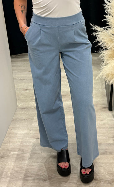 Kate denim long pants - light blue