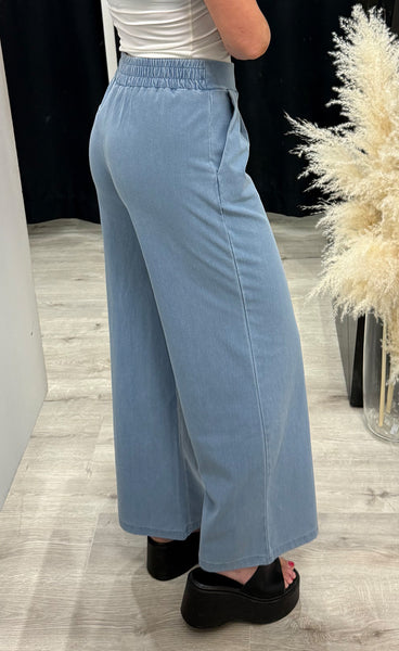 Kate denim long pants - light blue