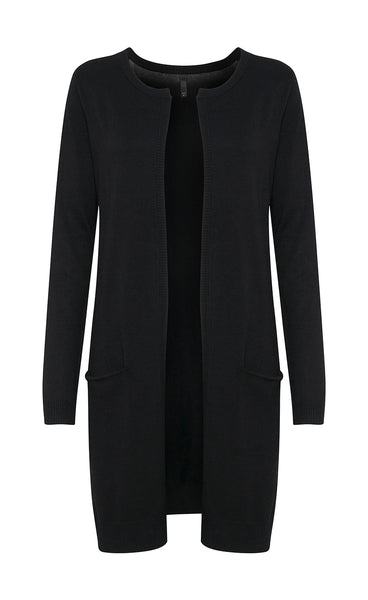 Sara long cardigan - black