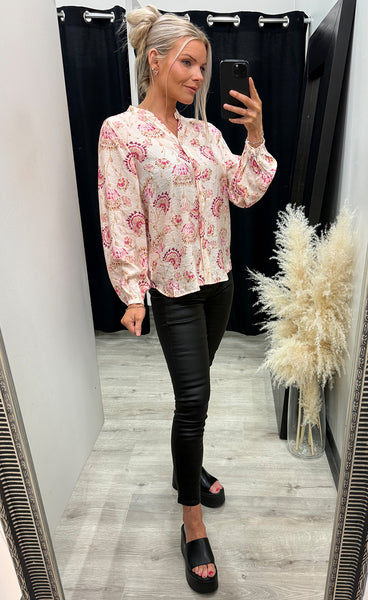 Kalia shirt 1 - orchid floral