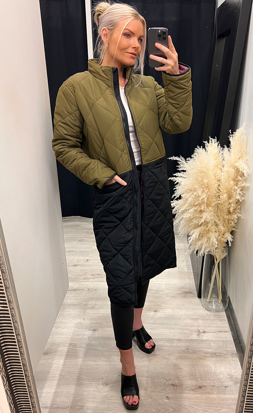 Sivus 306 jacket - olive/black