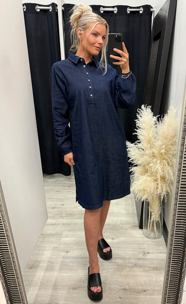 Chicago dress 7 - raw blue denim