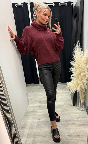 ICHI Kamara rollneck - port royale