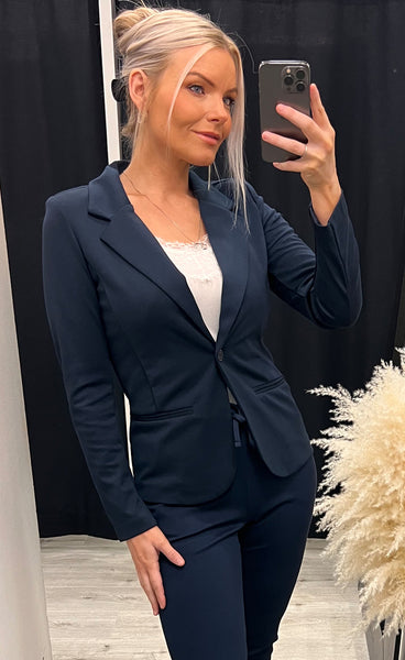 FRANSA stretch blazer - navy