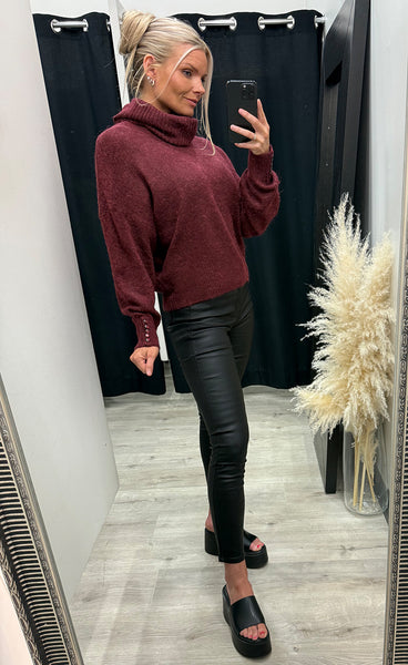 ICHI Kamara rollneck - port royale