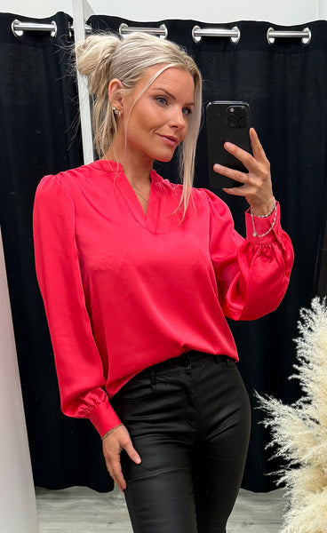 Letta longsleeve - teaberry