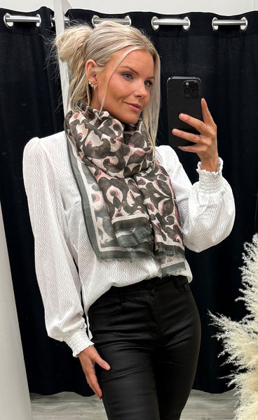 Sanni scarf - olive mix