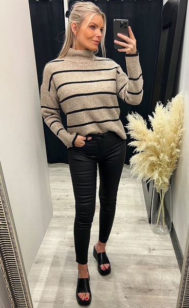 Carolina pullover - sand/black