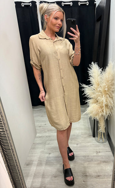 Caitlin dress - sand