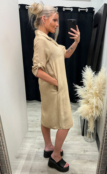 Caitlin dress - sand