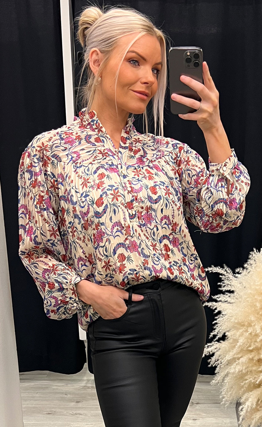 Chic blouse - ecru mix
