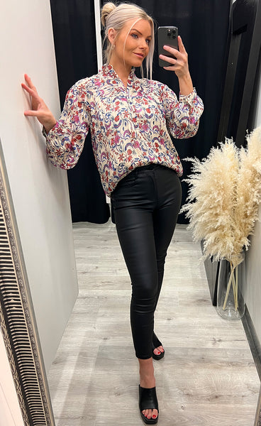 Chic blouse - ecru mix