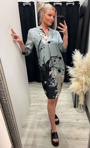 Cilje tunic dress - blue mint mix