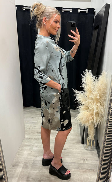Cilje tunic dress - blue mint mix