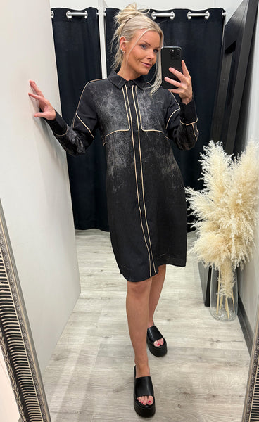Creola dress - black mix