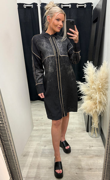 Creola dress - black mix