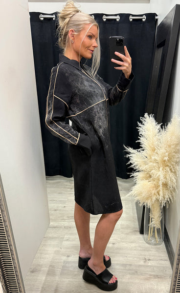 Creola dress - black mix