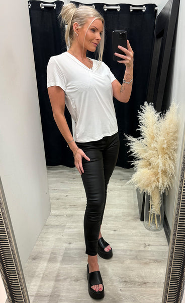 Cayla ruth tee - creme