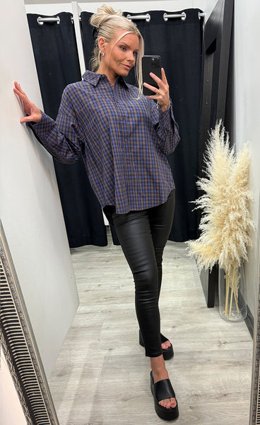 LOVE1645 - brown check