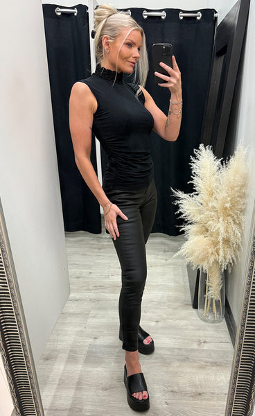 Cerina top - black