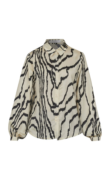 Gada shirt - beige/black