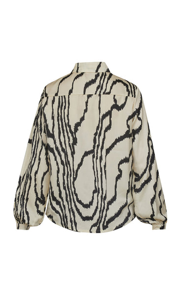 Gada shirt - beige/black