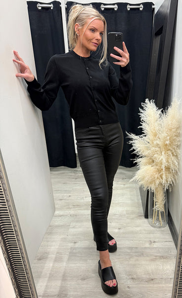 Sefika rachelle cardigan - black