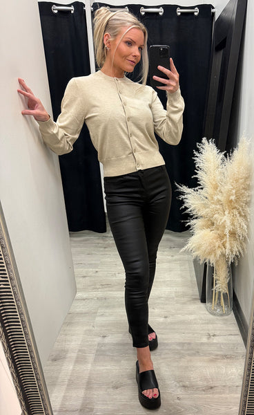 Sefika rachelle cardigan - oatmeal melange