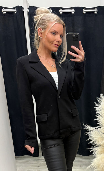 Commy blazer - black