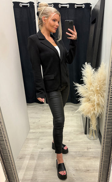 Commy blazer - black