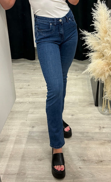 TESSA Rover jeans 4 - mid blue denim