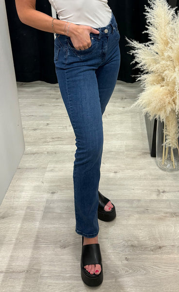 TESSA Rover jeans 4 - mid blue denim