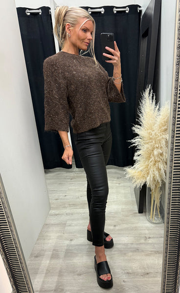 FREEQUENT Estweed pullover - mole melange