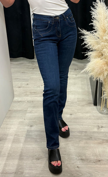 TESSA Rover jeans 4 - dark blue denim