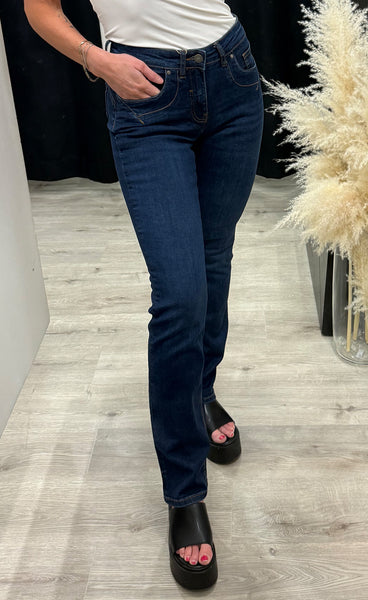 TESSA Rover jeans 4 - dark blue denim